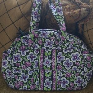 Vera Bradley baby diaper bag Plum Petals
